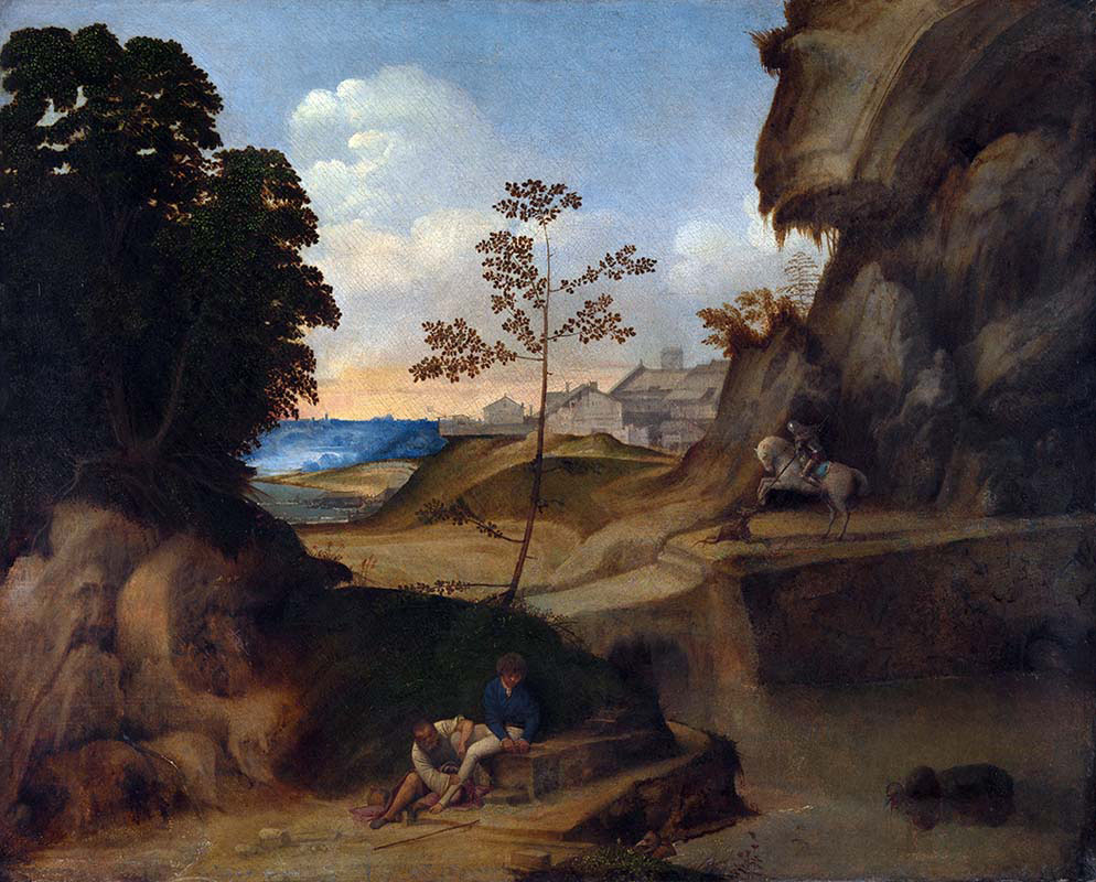 Landscape with Sunset
